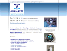 Tablet Screenshot of ocularvet.com